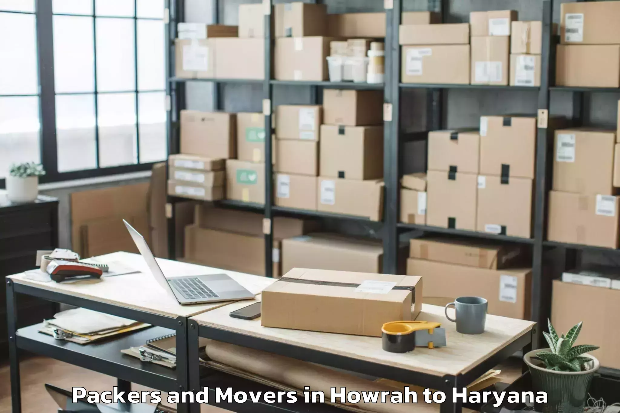 Book Howrah to Thanesar Packers And Movers Online